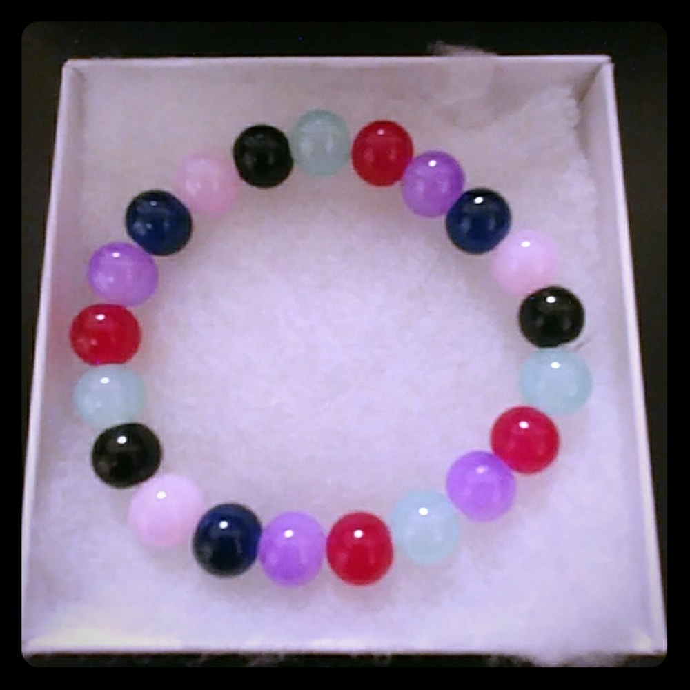 🔥CLEARANCE! Multicolored Agate Stone Bracelet